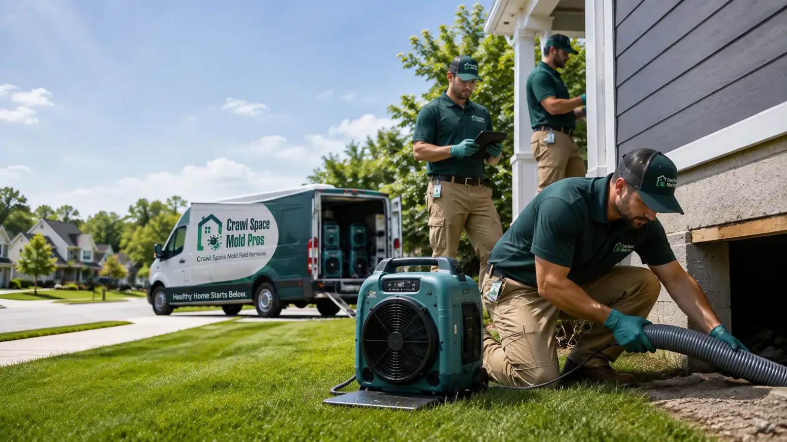 Crawl Space Mold Removal in Skanee, MI